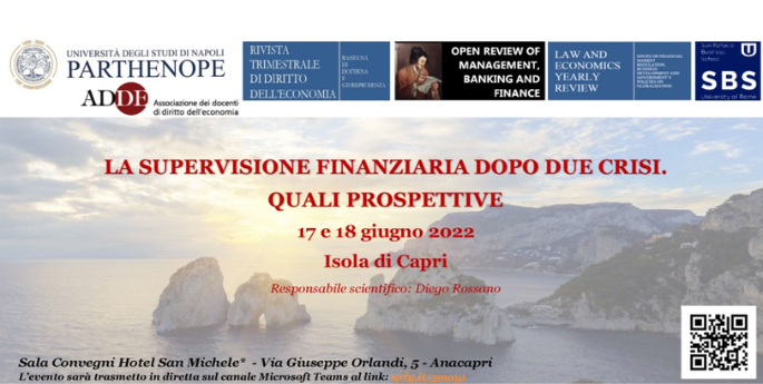 La San Raffaele Business School sponsor del convegno su 'La supervisione finanziaria dopo due crisi'